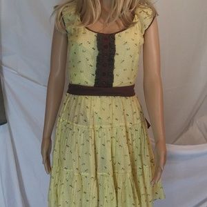 Women's Yellow Dress Size Xtra Small
